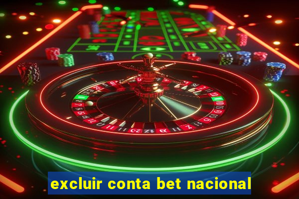 excluir conta bet nacional